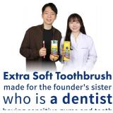 WAY.V Extra Soft Toothbrush Refill for Adults Sensitive Gums and Teeth with Individual Head Covers, 7 Pcs Manual Toothbrushes - Family and Guests - Green (7 Counts, Soft Bristle)