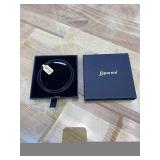 Unisex Antique Braided Leather Bracelet | Handmade Genuine Leather Wristband with Push-Button Stainless Steel Clasp | Timeless Gift for Men and Women in Premium Slide-Out Gift Box