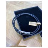 Unisex Antique Braided Leather Bracelet | Handmade Genuine Leather Wristband with Push-Button Stainless Steel Clasp | Timeless Gift for Men and Women in Premium Slide-Out Gift Box