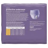 Amazon Basics Postpartum Incontinence Underwear for Women, Maximum Absorbency, Fresh Protection, Leak Protection, Odor Guard, Soft Comfortable Fit, Disposable, X-Large, Lavender, 48 Count