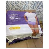 Amazon Basics Postpartum Incontinence Underwear for Women, Maximum Absorbency, Fresh Protection, Leak Protection, Odor Guard, Soft Comfortable Fit, Disposable, X-Large, Lavender, 48 Count