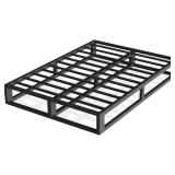Retails for $146! 6 Inch King Bed Frame with Steel Slat Support, Low Profile King Metal Platform Bed Frame Support Mattress Foundation,Heavy Duty,No Box Spring Needed,Easy Assembly,Noise Free