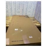 Retails for $110! Framed Abstract Wall Art Room Decor Aesthetic Green White and Gold Lines Boho Canvas Wall Decor Artwork Modern Home Wall Decor for Living Room Bedroom Office Decor 24"x48"