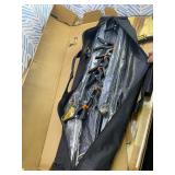 EMART Backdrop Stand 10x7ft(WxH) Photo Studio Adjustable Background Stand Support kit with 2 Crossbars, 8 Clamps, 2 Sandbags and Carry Bag for Parties, Events Decoration, Wedding, Photography