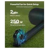 Retails for $109! VEVOR 20FT Inflatable Projector Screen, Inflatable Movie Screen Outdoor with 250W Air Blower Projector Screen Oxford Fabric Material Blow Up Screen for Outdoor Backyard, Home Theater