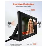 Retails for $109! VEVOR 20FT Inflatable Projector Screen, Inflatable Movie Screen Outdoor with 250W Air Blower Projector Screen Oxford Fabric Material Blow Up Screen for Outdoor Backyard, Home Theater