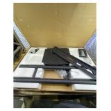 Retails for $130! Perlegear Rolling TV Stand for 32-82 Inch Flat/Curved LED/LCD/OLED TVs, Outdoor Mobile TV Carts on Wheels with Adjustable Shelf, VESA 600x400mm up to 100lbs, Portable Mount with Whee