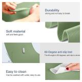 Gruper Yoga Mat Non Slip NBR Extra Thick Yoga Mat, 72"L x 32"/24"W x 0.6"/0.4"TH (185cm x 80cm/61cm x 15mm/10mm), Anti-Tear Exercise Mat with Carrying Strap and Bag, Workout Mats for Yoga, Pilates