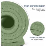 Gruper Yoga Mat Non Slip NBR Extra Thick Yoga Mat, 72"L x 32"/24"W x 0.6"/0.4"TH (185cm x 80cm/61cm x 15mm/10mm), Anti-Tear Exercise Mat with Carrying Strap and Bag, Workout Mats for Yoga, Pilates