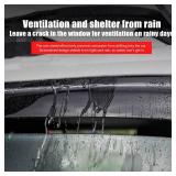 Retails for $109! Window Rain Barrier for 2024 2025 Toyota Land Cruiser 250&1958 Prado LC250 Side Window Deflector Ventilation Wider Rain Brow Decorative Cover Exterior Kits Blacked Out Tuning Accesso