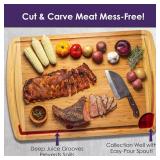 Retails for $150! Totally Bamboo 36" x 24" Bamboo Wood XXL Cutting Board, Stove Top Cover or Over the Sink Chopping Block, Noodle Board and Giant Charcuterie Serving Tray