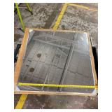 Retails for $110! KOCUUY Beveled Mirror, 30x30 Inch Square Frameless Bathroom Mirror for Over Sink, Upgraded Shatterproof Beveled Unframed Design Mirror for Bathroom, Bedroom, Entryway, Hang Horizonta