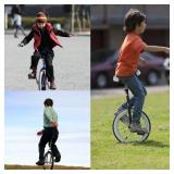 Unicycle for Adults Adjustable Seat with Unicycle Stand for Fun Fitness Exercises Balance Training Circus Performances