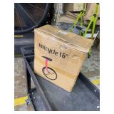 Unicycle for Adults Adjustable Seat with Unicycle Stand for Fun Fitness Exercises Balance Training Circus Performances