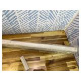 Wall Mounted Clothes Drying Rack 40 inches, Foldable Wall Mount Laundry Rack Folding Indoor, Drying Rack Clothing Collapsible, Hidden Space Saver with Wall Template, 6 Rods, White