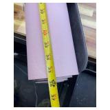 Pink Bath Mat, Bathroom Rugs Non Slip Washable Thin Absorbent Quick Dry Bath Mat Fits Under Door Bathroom Floor Mat Perfect for Bath, Shower, or Sink 16"x24" Pink