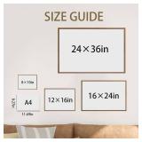 OIQArtOIQ Vintage Landscape Canvas Wall Art Framed Natural Scenery Painting Artwork Prints France Country Wilderness Farmhouse Decor Pictures Kitchen Bedroom Living Room Bathroom