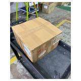 MAXvolador Industrial Semi Flush Mount Ceiling Light, Clear Glass Pendant Lamp Shade, Farmhouse Lighting for Hallway, Vintage Hanging Light Fixtures