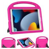 Kids Case for iPad 10.2 & 10.5, Case for iPad 9th/8th/7th Generation 10.2 Inch 2021 2020 2019, Durable Shockproof Handle Stand Protective Cover for iPad Air 3rd Gen/Pro 10.5 Inch, Pink