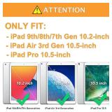 Kids Case for iPad 10.2 & 10.5, Case for iPad 9th/8th/7th Generation 10.2 Inch 2021 2020 2019, Durable Shockproof Handle Stand Protective Cover for iPad Air 3rd Gen/Pro 10.5 Inch, Pink