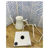 Retails for $180! Fellow Stagg EKG Pro Electric Gooseneck Kettle - Pour-Over Coffee and Tea, Quick Heating, Precise Temperature Control, Scheduling, Built-in Brew Timer, Matte White, 0.9 Liter