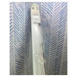 Persilux Cordless Zebra Blinds for Windows (45" W X 64" H, White) Free-Stop Roller Windows Shades Dual Layer Light Control for Day and Night, Light Filtering Sheer Shades for Home, Easy to Install