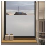 Artscape Etched Glass Large | Window Privacy Film Textured Glass Pattern | Non-Adhesive & UV Protection | Easy to Apply & Removable | 36 x 72 Inches