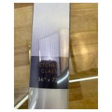 Artscape Etched Glass Large | Window Privacy Film Textured Glass Pattern | Non-Adhesive & UV Protection | Easy to Apply & Removable | 36 x 72 Inches