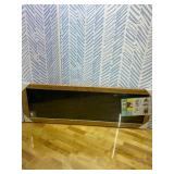 SHENIFY 20x40in Extra Large Vintage Framed Wall Art Meadow with Flowers Landscape Painting Retro Scenery Farmhouse Bedroom Above of Bed Living Room Decor - Natural Framed