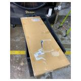 SHENIFY 20x40in Extra Large Vintage Framed Wall Art Meadow with Flowers Landscape Painting Retro Scenery Farmhouse Bedroom Above of Bed Living Room Decor - Natural Framed