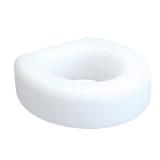 Raised Toilet Seat, 4.5" Riser, Non-Locking, Fits Most Toilets