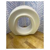 Raised Toilet Seat, 4.5" Riser, Non-Locking, Fits Most Toilets
