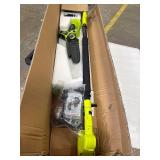 Retails for $110! Electric Pole Saws for Tree Trimming, 8 Inch & 6 Inch Mini Chainsaw Cordless with Extension Pole, 16Ft Reach, 2x4.0Ah Battery, Auto Oiling, Tool-Free Chain Tensioning, Tree Trimmer f