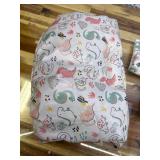 Waterproof & Extra Padded Soft Dining Chair Seat Cushion, Wipe Clean Cushion for Stokke Tripp Trapp High Chair, 18" L x 11" W, Compatible & Convertible Design (Colorful Elephants)