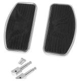 Motorcycle Rider Floorboards Fit for Honda MAGNA/Yamaha V-STAR Virago Vulcan, 360 Adjustable Wide Foot Rests with Anti-Slip Rubber Pad (2 Pack)