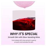 DERMALOGY by NEOGENLAB Bio-Peel Gauze Peeling Pads (Wine, 30 pads) - Exfoliating & Firming Peeling Pad with PHA & Red Wine & Resveratrol & Acid Hyaluronic - Korean Skin Care