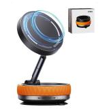 Intoval Vacuum Magnetic Phone Holder for Car, 360 Suction Cup Phone Mount with Snaplock Tech, Adjustable Magnet Stand for Your Car - Fit for Magsafe iPhone, Come with 2 Mag Rings, Flat Nano Sticker