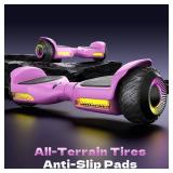 Retails for $125! Gyroor Self Balancing Scooter New G13 All Terrain Balancing Scooter with LED Lights, Self Balancing Off Road with Bluetooth for Kids ages 6-12 and Adults