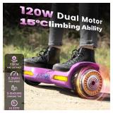 Retails for $125! Gyroor Self Balancing Scooter New G13 All Terrain Balancing Scooter with LED Lights, Self Balancing Off Road with Bluetooth for Kids ages 6-12 and Adults