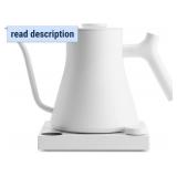Retails for $180! Fellow Stagg EKG Pro Electric Gooseneck Kettle - Pour-Over Coffee and Tea, Quick Heating, Precise Temperature Control, Scheduling, Built-in Brew Timer, Matte White, 0.9 Liter