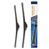 20 + 19" Replacement For Toyota MR2 Spyder 2000-2005 Honda CR-V 2000-2001 Front Windshield Wiper Blade Original Equipment Automotive Replacement J/U Hook Blades 1 Pack - Retail: $16"