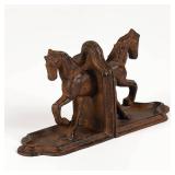 2 Pack Farmhouse Galloping Horse Bookends, Horse Bookends, Rusty Finish - Retail: $27