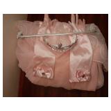 Pink Witch Costume for Girls with Crown and Wand, Halloween Costume for Kids, The Good Witches Princess Dress Up (9-10 Years) - Retail: $25