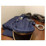 Police Costume for Kids, Police Officer Costume Uniform Set with Accessories for Kids Boys Girls Halloween Cosplay Party for Age 6 to 8 - Retail: $24