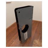 Door Reinforcement Plate, 1 Set Doors Reinforce Repair for 1-3/8 Thick Door 9" Size Door Knob Lock Latch Deadbolt Cover Plate Home Security, Black - Retail: $31"