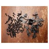 40pcs Angle Bracket Metal 12x12mm Black Corner Brace Fastener L Shaped Right Angle Brackets Corner Protector Shelf Support with Screws for Furniture - Retail: $9