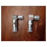2 PCS 90 Degree Hydraulic Hose Swivel Elbows for Meyer Snow Plow Snowplow Blade 21855