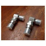 2 PCS 90 Degree Hydraulic Hose Swivel Elbows for Meyer Snow Plow Snowplow Blade 21855