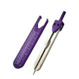 Purple EKG Calipers Measuring Tool, ECG Calipers Measuring Tool,Caliper Divider for Measuring Electrocardiographs Nurse Or Doctor Electrocardiogram Measuring Tool for Nursing, Digital Calipers - Retai