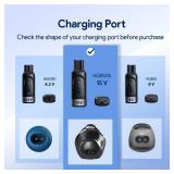 15V HQ8505 Type-C Shaver Adapter Charging Converter for Philips Norelco 7700/7500/7400 3500/5300 Series, OneBlade QP6520 QP6530 QP6510, USB-C Shaver Charger Converter without Charger Cord (1 PC) - Ret